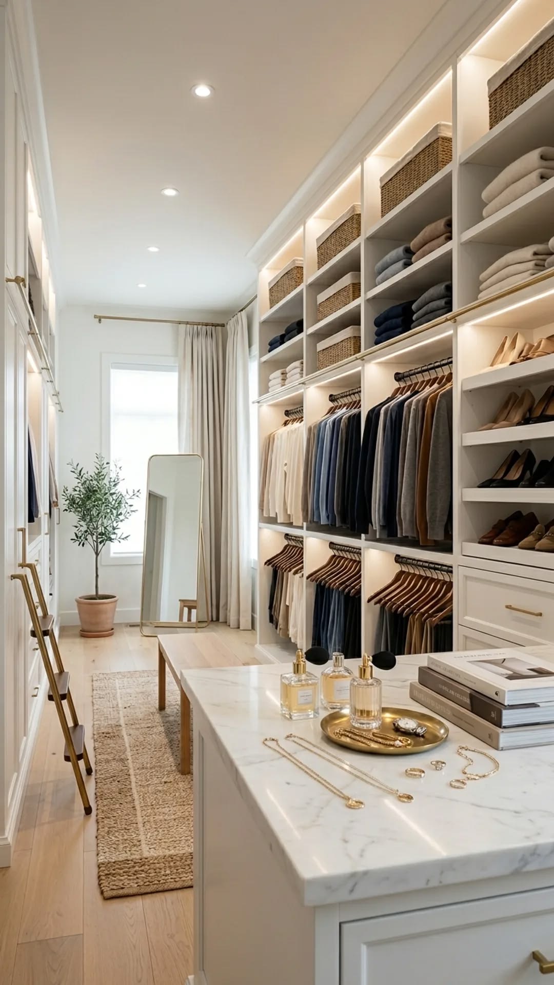 Virtual styling — bright dressing room setup